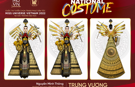 Bánh tráng trộn, chiếu Cà Mau, ve chai, tiệm nail... lên trang phục dân tộc