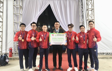 Herbalife Việt Nam thưởng nóng cho HCV của đoàn thể thao Việt Nam tại SEA Games 31