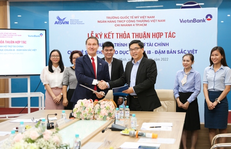 AISVN và VietinBank hợp tác hỗ trợ tài chính cho hệ sinh thái giáo dục chuẩn IB