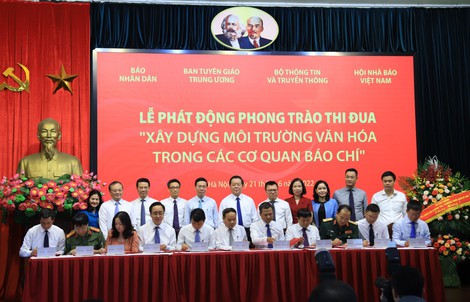 Thi đua xây dựng môi trường văn hóa trong các cơ quan báo chí