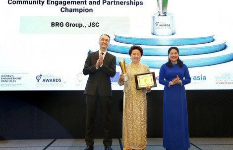 Tập đoàn BRG được vinh danh tại Giải thưởng trao quyền cho phụ nữ (WEPS 2021)