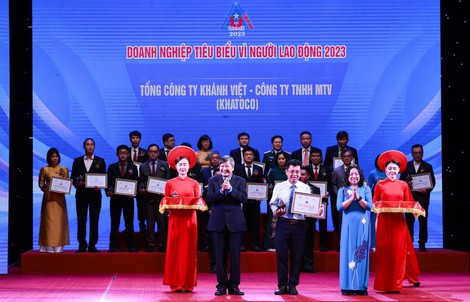 Khatoco được vinh danh “Doanh nghiệp tiêu biểu vì người lao động”