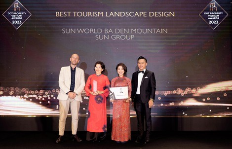 Sun World Ba Den Mountain thắng giải “Khu du lịch có thiết kế cảnh quan đẹp nhất Việt Nam 2023”