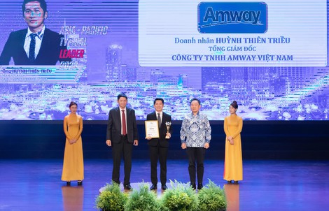 Amway Việt Nam lập cú đúp giải thưởng tại lễ công bố Thương hiệu Tiêu biểu châu Á - Thái Bình Dương 2023