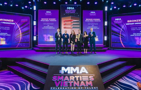 PNJ nhận giải thưởng Instant Impact/ Promotion tại MMA Smarties Việt Nam 2023