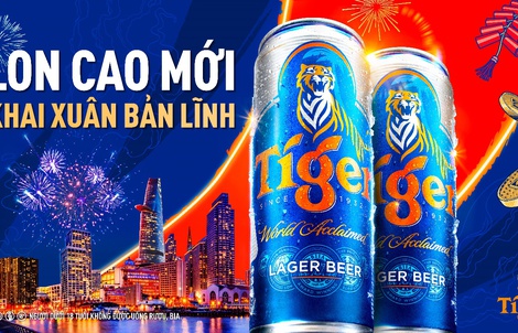 Tiger Beer gửi lời chúc khai Xuân bản lĩnh với lon cao mới