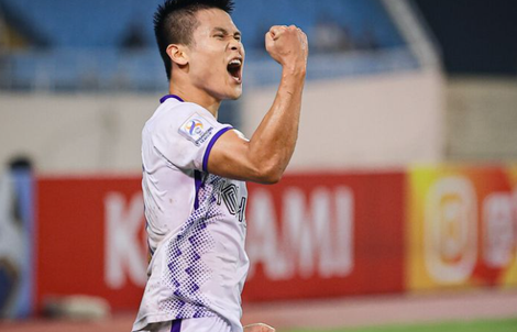 Tuấn Hải lập cú đúp, Hà Nội FC thắng ngược nhà vô địch Trung Quốc
