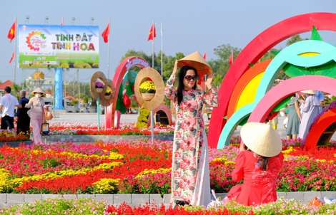 Làng hoa Sa Đéc tưng bừng sắc màu