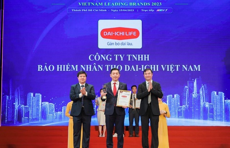 Dai-ichi Life Việt Nam đạt danh hiệu “Top 10 Thương hiệu Dẫn đầu Việt Nam 2023”