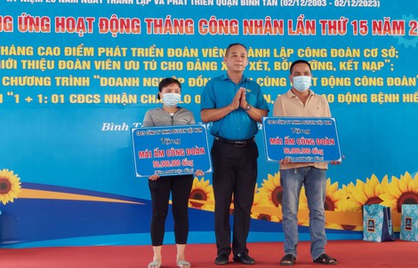 Tiếp sức công nhân có chỗ ở khang trang