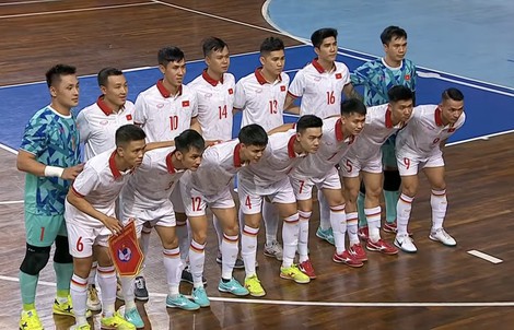 Tuyển futsal Việt Nam cầm hòa đội hạng 9 thế giới
