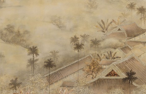 Thưởng lãm "Họa duyên tương ngộ" của danh họa Trần Phúc Duyên