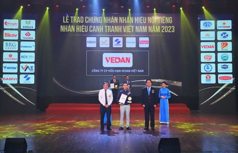 Vedan được vinh danh "Top 10 nhãn hiệu nổi tiếng Việt Nam" năm 2023