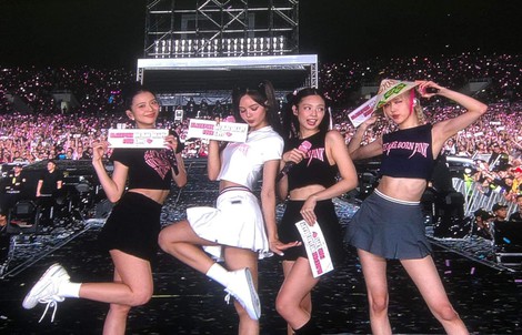 Blackpink nhảy “See tình” của Hoàng Thùy Linh tại Mỹ Đình