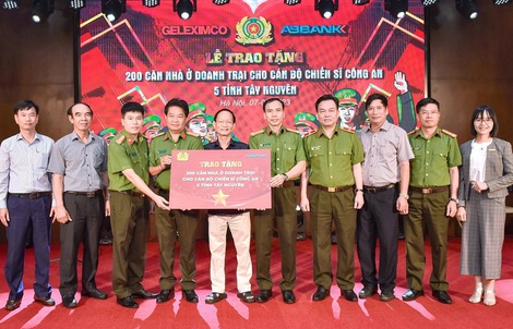 Xây dựng 200 căn nhà ở doanh trại cho chiến sĩ công an các xã khó khăn tại miền Trung - Tây Nguyên và Nam bộ