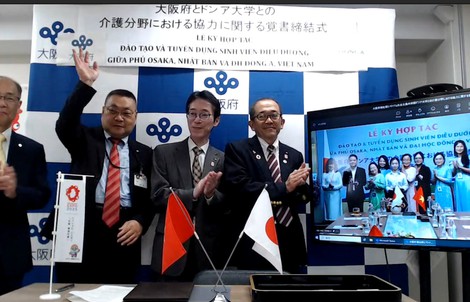 Phủ Osaka - Nhật Bản tiếp nhận sinh viên Điều dưỡng Trường Đại học Đông Á