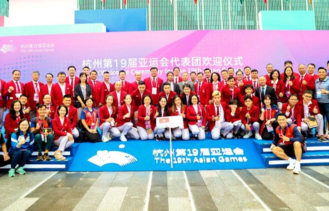 Quốc kỳ Việt Nam chính thức tung bay tại Asian Games 19