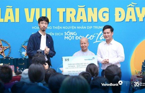 VietinBank và Đen Vâu mang “Lãi vui trăng đầy” đến với hàng ngàn trẻ em khó khăn