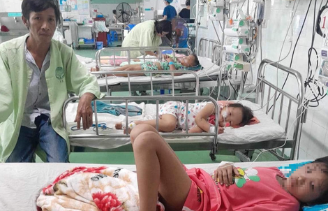 Bị ong vò vẽ đốt, người mẹ hôn mê và 3 con nhỏ bị thương tích nặng