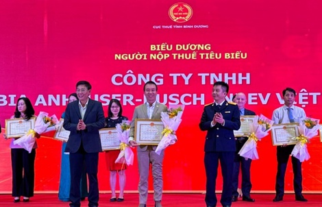 AB InBev Việt Nam được biểu dương Người nộp Thuế tiêu biểu giai đoạn 2020-2022