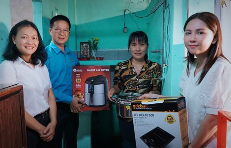 Tiếp thêm động lực cho đoàn viên - lao động