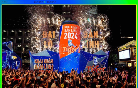 Entera Countdown 2024: Bùng nổ khoảnh khắc countdown mở ra năm mới bản lĩnh tại phố đi bộ cùng hơn 100.000 người tham dự