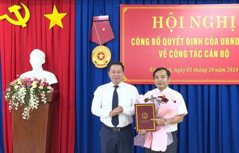 Tây Ninh: Bổ nhiệm Chánh thanh tra tỉnh, Phó Giám đốc Sở Nội vụ