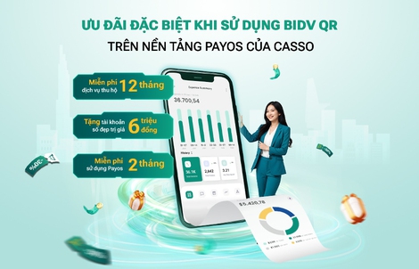 Những ưu đãi đặc biệt từ sự kết hợp BIDV - Casso