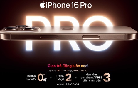 Đặt trước iPhone 16 Seri đợt 2 – Sắm công nghệ đỉnh cao nhận ưu đãi khủng