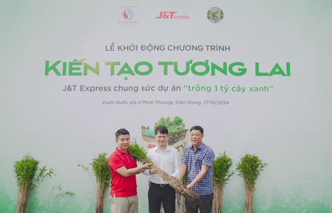 Hướng tới Net Zero, J&T Express chung sức kiến tạo tương lai cùng chương trình “Trồng 1 tỷ cây xanh"