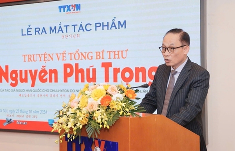 Ra mắt tác phẩm "Truyện về Tổng Bí thư Nguyễn Phú Trọng"