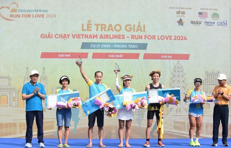 Vietnam Airlines tổ chức thành công giải chạy Run For Love 2024