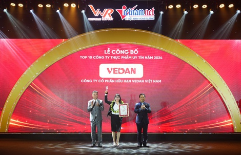 Vedan Việt Nam giữ vững Top 10 Công ty uy tín ngành thực phẩm - đồ uống