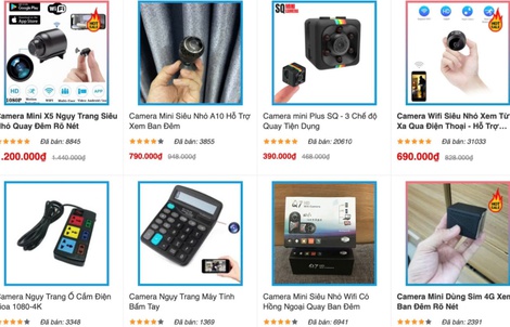 Mối nguy từ camera giấu kín