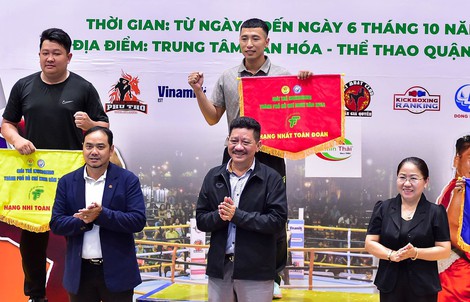 Phú Nhuận nhất toàn đoàn Giải Vô địch và Trẻ Kickboxing TP HCM