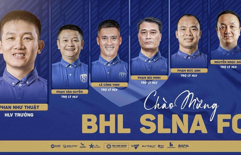 Vừa có bằng C HLV, Lê Công Vinh làm trợ lý CLB Sông Lam Nghệ An