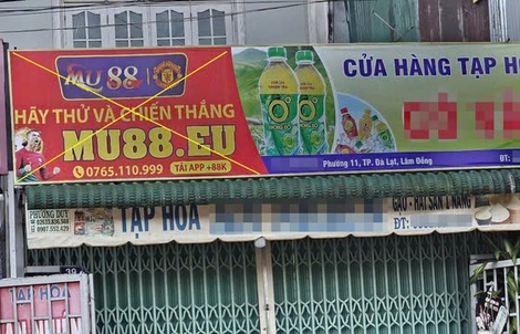Phân tích pháp lý việc gắn bảng hiệu có logo quảng cáo cờ bạc