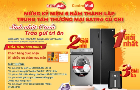 Sinh nhật 6 tuổi - Trao gửi tri ân cùng Centre mall Củ Chi