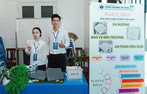 Chế tạo gạch lát nền từ rác thải