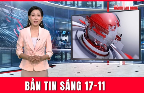 Bản tin sáng 17-11: Bão Man-yi cấp 17 tiến sát Biển Đông, trở thành bão số 9