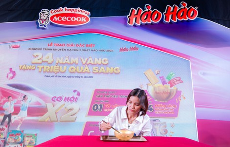 Lễ trao giải Tô vàng 24K của Hảo Hảo: Nơi quy tụ những trải nghiệm có 1-0-2