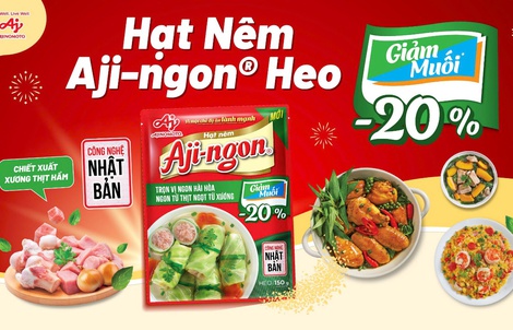 Ajinomoto Việt Nam ra mắt hạt nêm Aji-ngon® Heo Giảm Muối mới