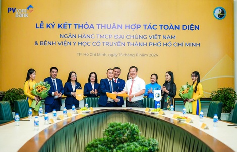 PVcomBank đẩy mạnh hợp tác với bệnh viện Y học cổ truyền TP. Hồ Chí Minh