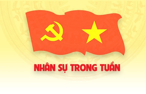 Nhân sự trong tuần: Điều động, bổ nhiệm cán bộ ở trung ương và địa phương