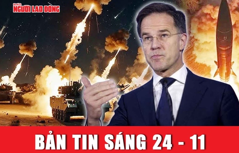 Bản tin sáng 24-11: NATO “loay hoay” đối phó với sức mạnh của tên lửa siêu vượt âm Nga