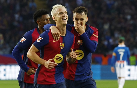 Barcelona thắng đẹp Espanyol, lập kỷ lục ghi bàn châu Âu