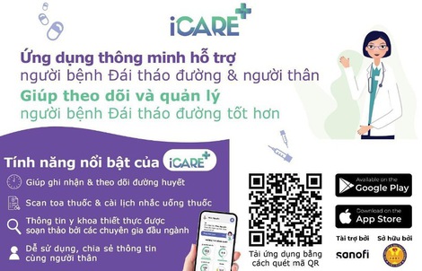 Ứng dụng iCARE+ lần đầu tiên ra mắt trên App Store, đồng hành cùng người bệnh đái tháo đường