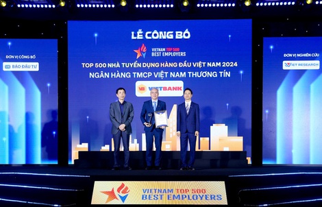 Vietbank được vinh danh Top 10 nơi làm việc tốt nhất và Top 500 nhà tuyển dụng hàng đầu 