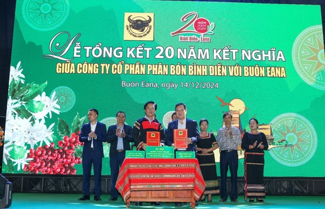 20 năm kết nghĩa giữa Công ty cổ phần Phân bón Bình Điền và Buôn EANA: VẸN MỘT CHỮ TÌNH!