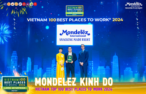 Mondelez Kinh Đô lần thứ 5 liên tiếp vào top 100 nơi làm việc tốt nhất Việt Nam